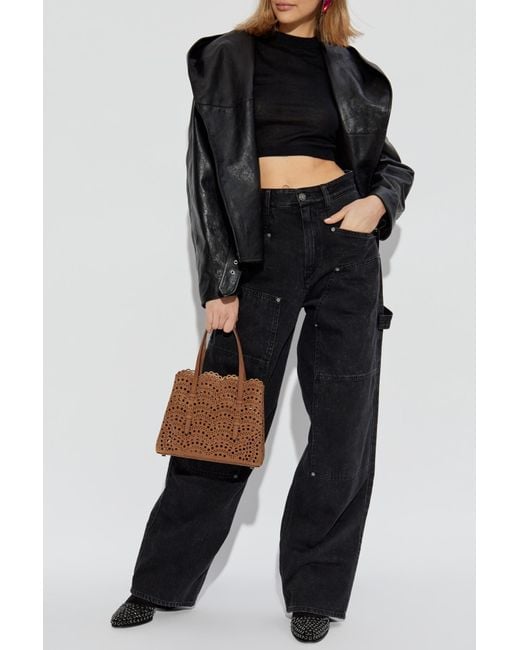 Alaïa Black Cashmere Top