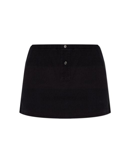 T By Alexander Wang Black Skirt With Shorts