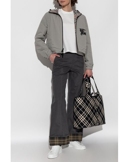 Burberry White T-Shirt With Logo