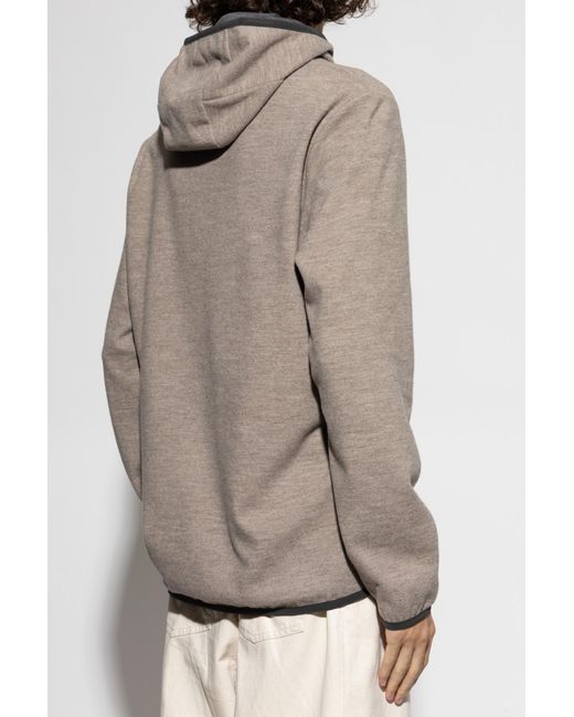 Sease Gray Wool Sweatshirt for men