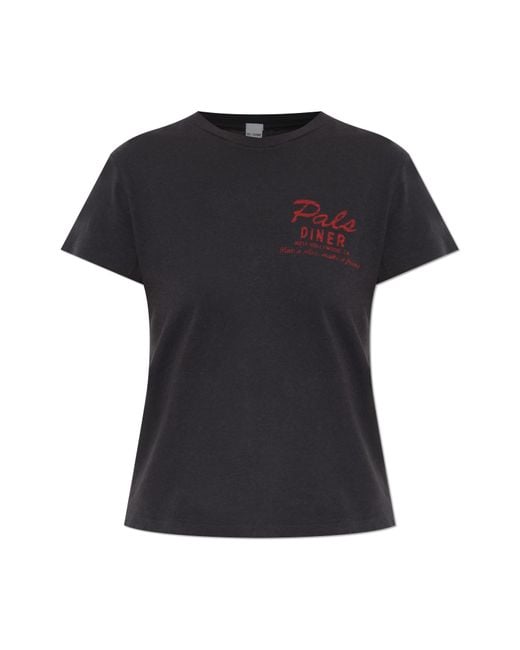 Re/done Blue T-Shirt With Print