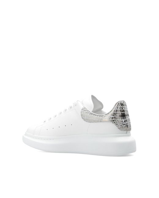 Alexander McQueen White Leather Sneakers, for men