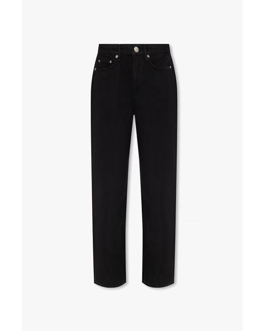 Rag & Bone Black 'Logan' Trousers