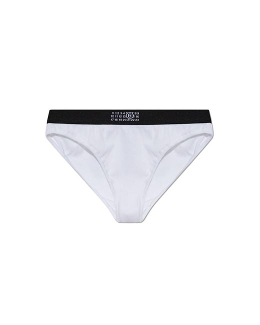 MM6 by Maison Margiela Black Figs With Logo