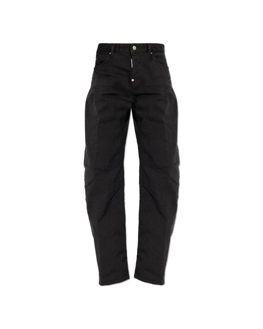 DSquared² Black 'Loose Twst' Jeans