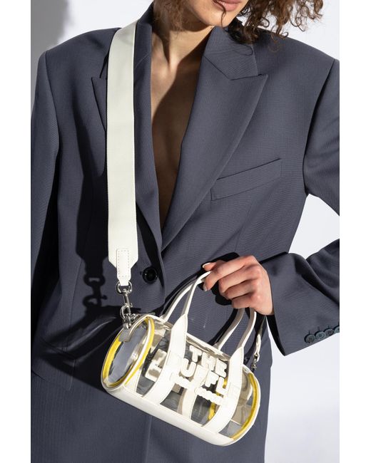 Marc Jacobs White Shoulder Bag 'the Duffle',