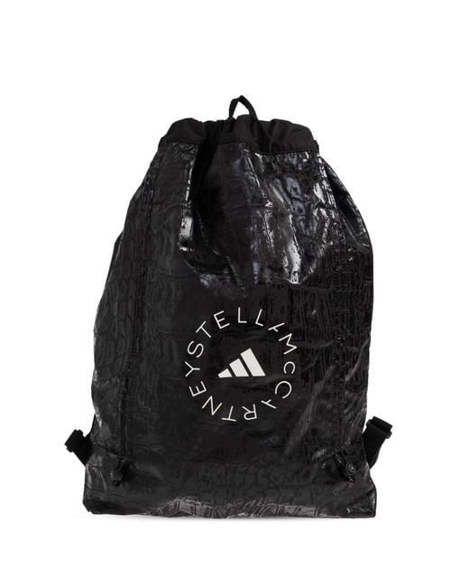Adidas By Stella McCartney Black Backpack With Logo