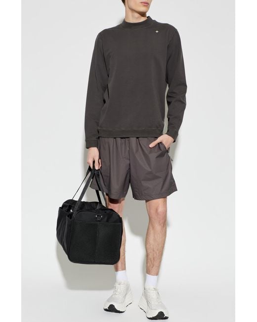 Stone Island Gray Shorts for men