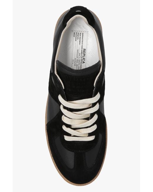Maison Margiela Black Replica Sneakers