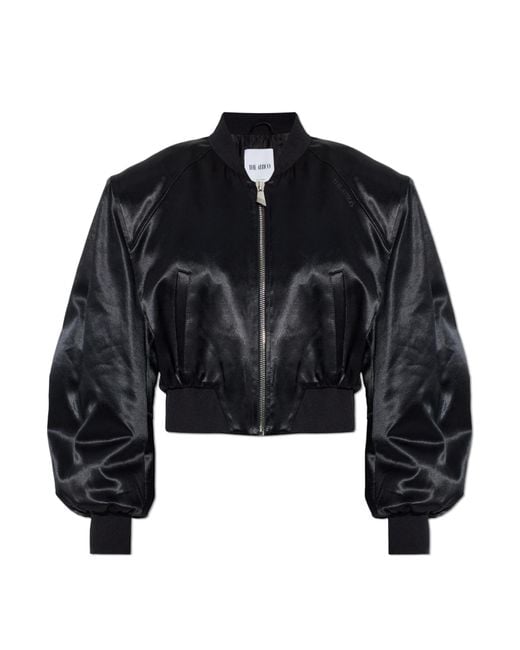 The Attico Black "Bomber" Jacket