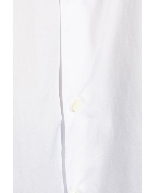 Comme des Garçons White Comme Des Garçons Shirt With Vintage Effect for men