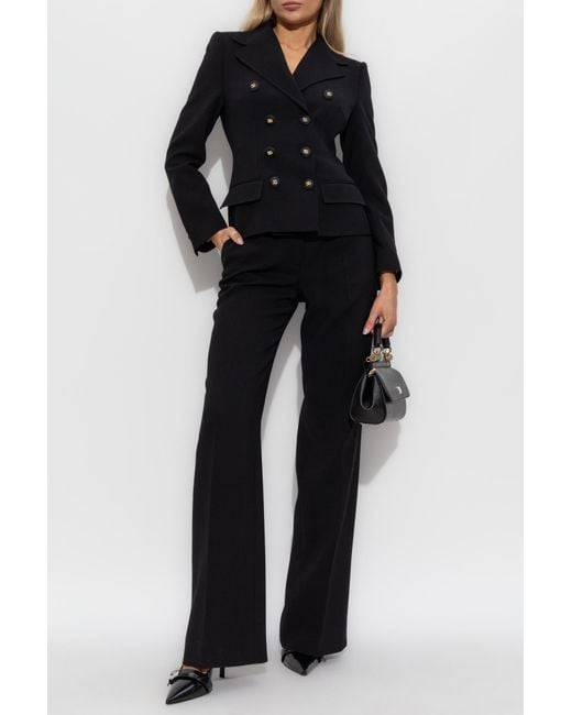Dolce & Gabbana Black Double-Breasted Blazer