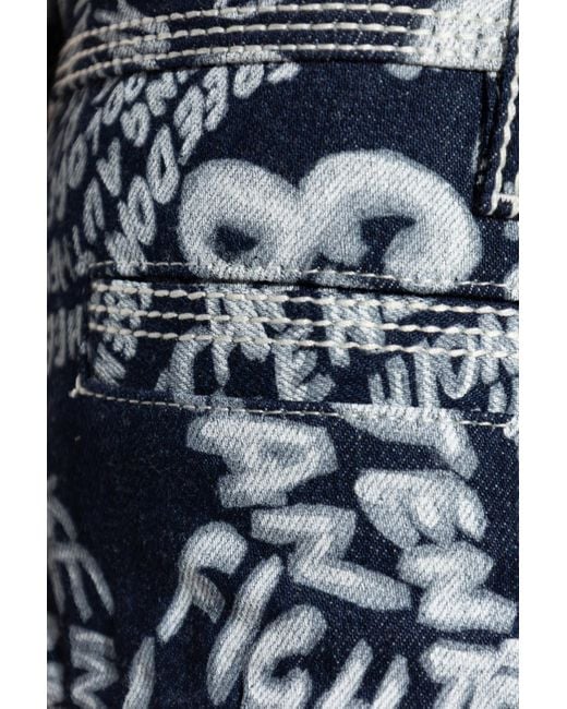 DSquared² Multicolor Denim Shorts