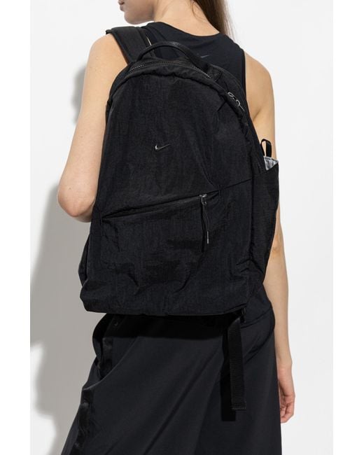 Nike Black Backpack With Logo