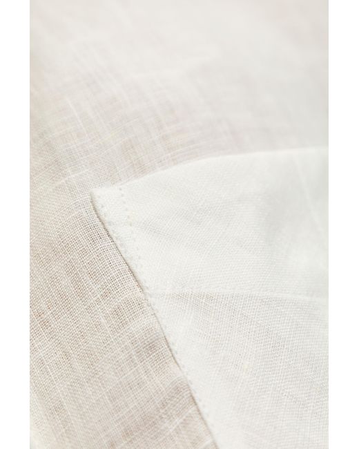 Rag & Bone White Linen Shirt 'maxine',