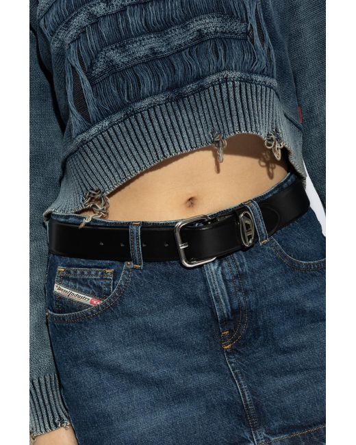 DIESEL Black Belt 'B-1Dr Oval'