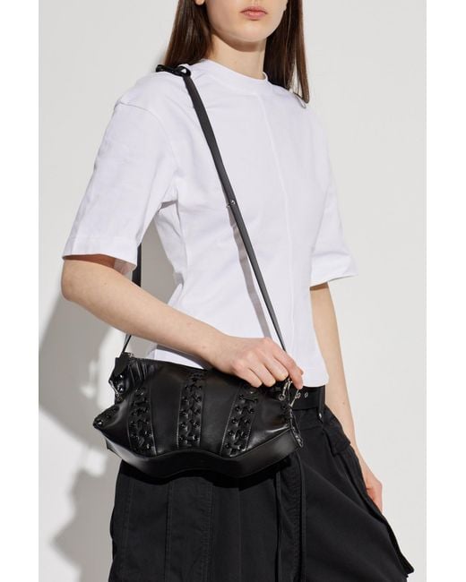 McQueen Black Manta Bag