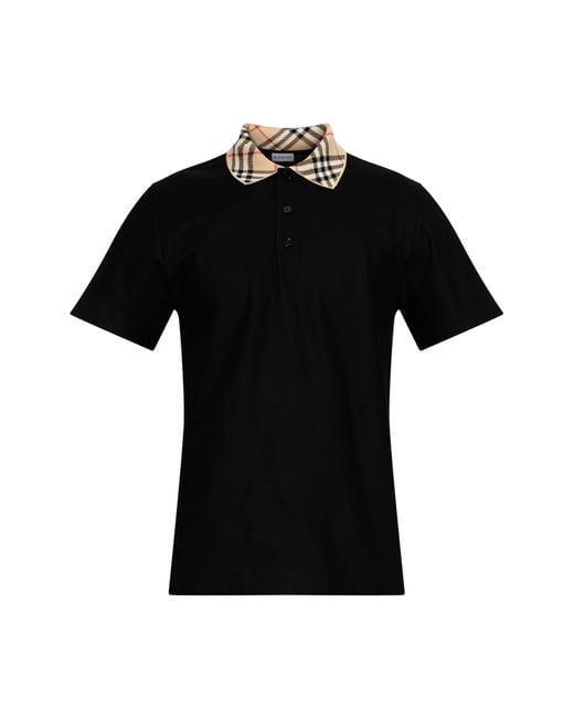 Burberry Black Polo 'Evan' for men