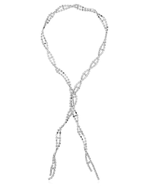 Balenciaga Blue Necklace With Shimmering Crystals