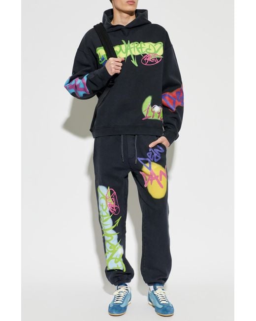DSquared² Blue Sweatshirt With Print for men
