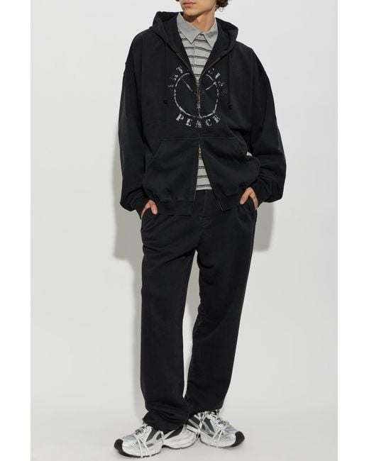 Vetements Black Sweatshirt With Print for men