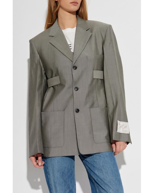 Alexander Wang Blue Wool Blazer