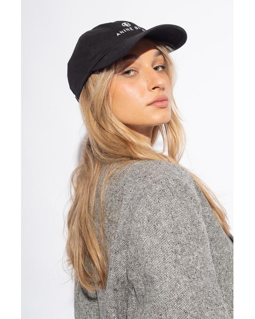 Anine Bing Black 'Jeremy' Baseball Cap