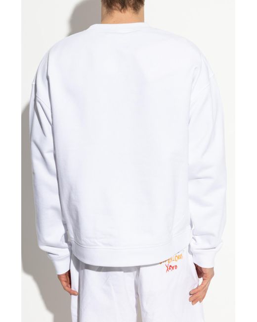 DSquared² White Sweatshirt Capsule `summer Lovers`, for men