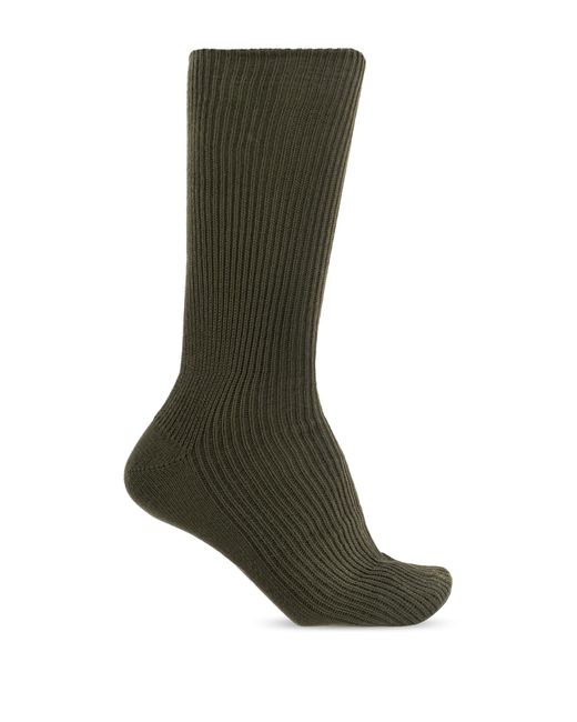 DSquared² Green Cotton Socks With Logo for men
