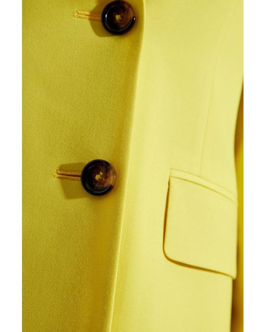 Paul Smith Yellow Double-Breasted Blazer