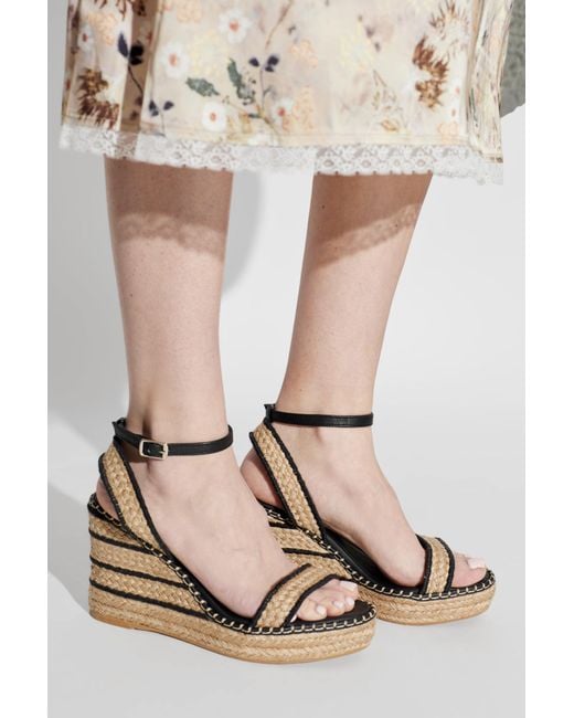 Castaner White Wedge Sandals 'Bera'
