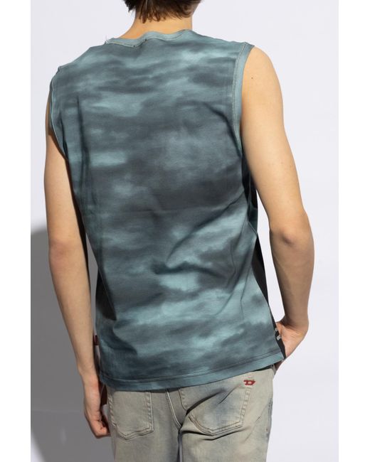 DIESEL Black 't-biscoup' Sleeveless T-shirt, for men