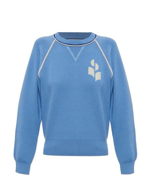 Isabel Marant Blue Sweater 'Loriby'