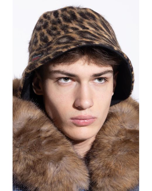 Lanvin Brown Wool Hat for men