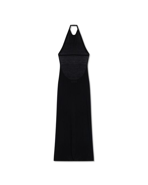 Saint Laurent Black Halter Dress,