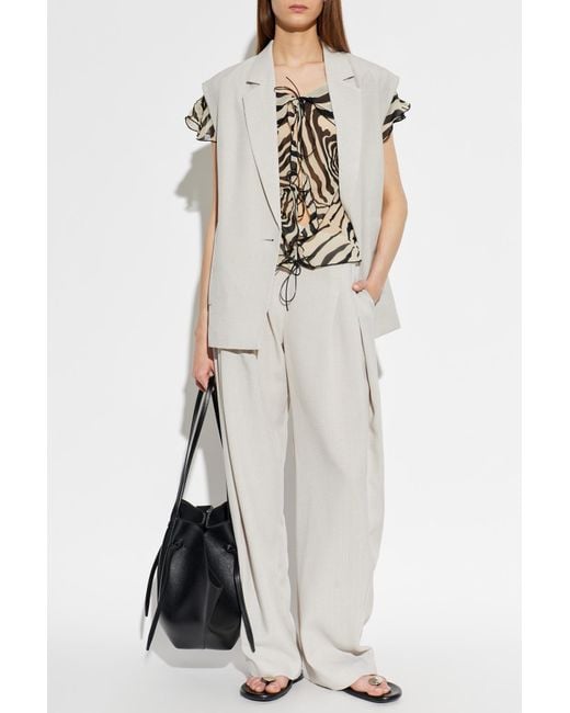 IRO White "Sonja" Trousers