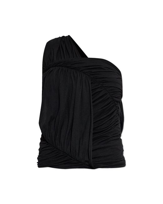 Rick Owens Black Draped Top