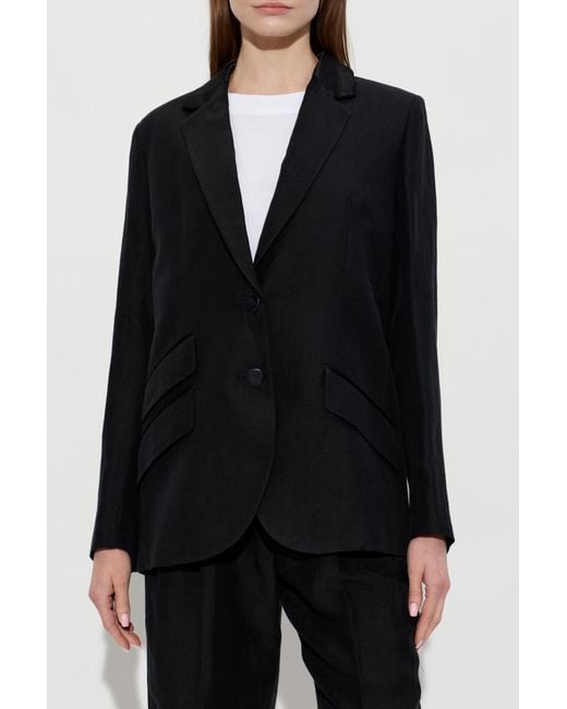 Paul Smith Black Single-Vent Blazer