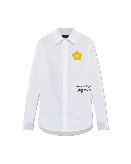 Marc Jacobs White Shirt With Print,