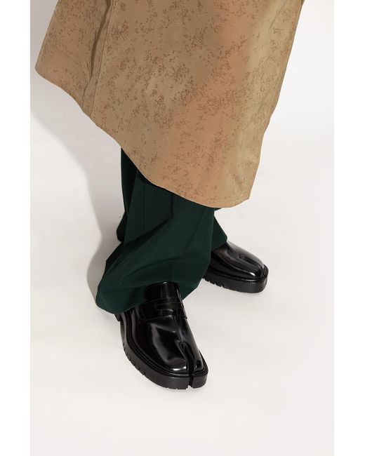 Maison Margiela Black 'Tabi' Moccasins