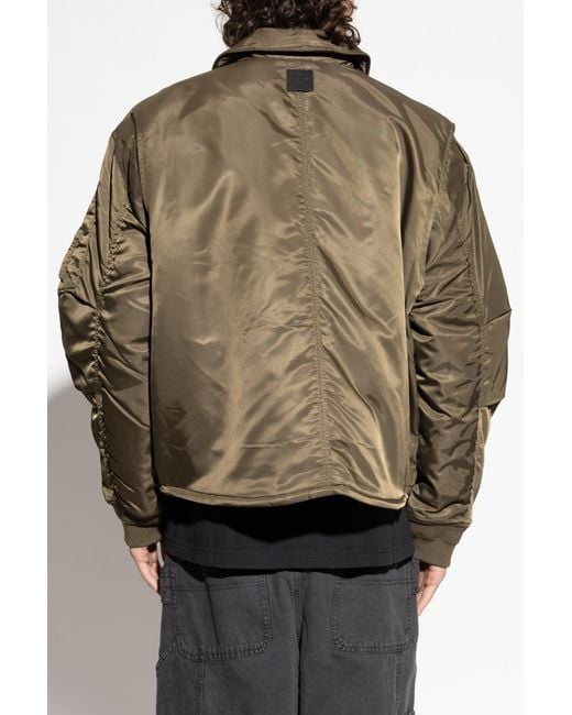 AllSaints Green 'Fallon' Rain Jacket for men