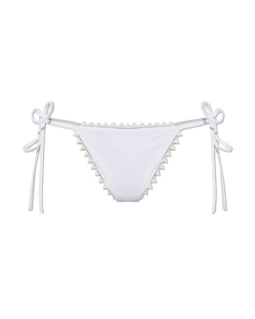 Jacquemus White "Picot" Bikini Bottom