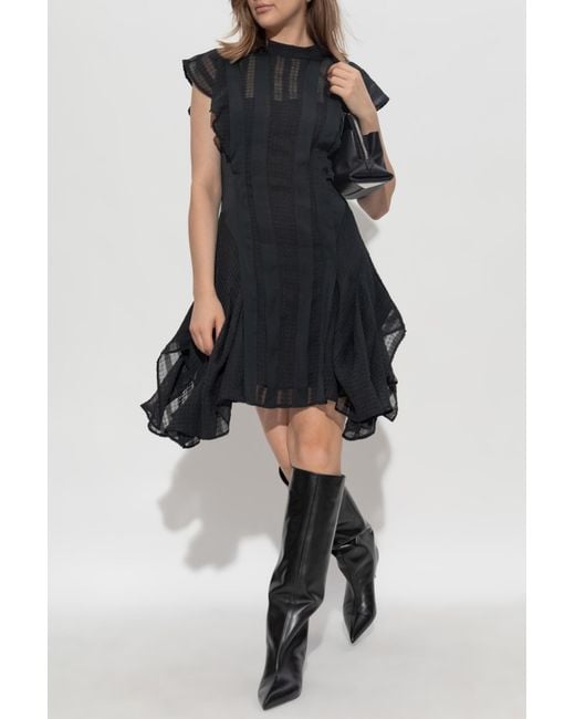 AllSaints Black "Fleur" Dress