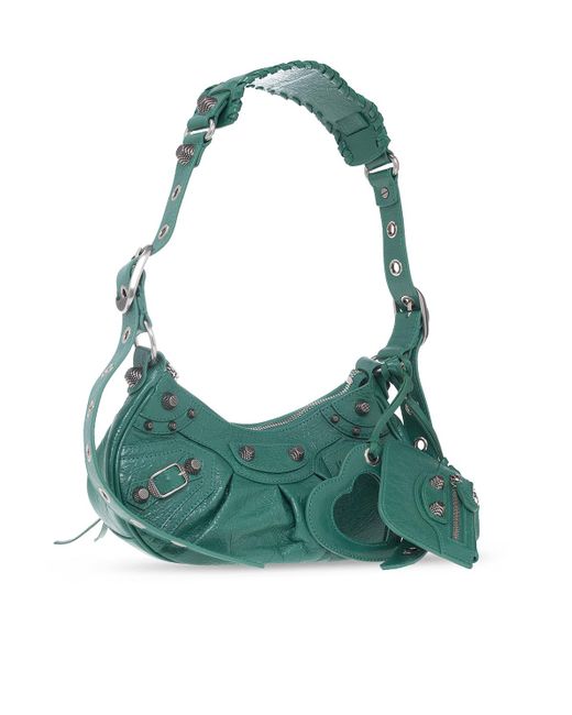 balenciaga shoulder bag green
