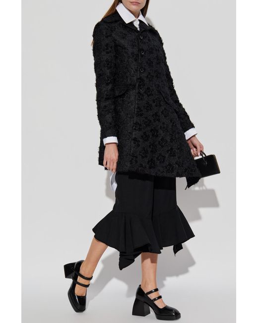 CDG by Comme des Garcons Black Wool Trousers