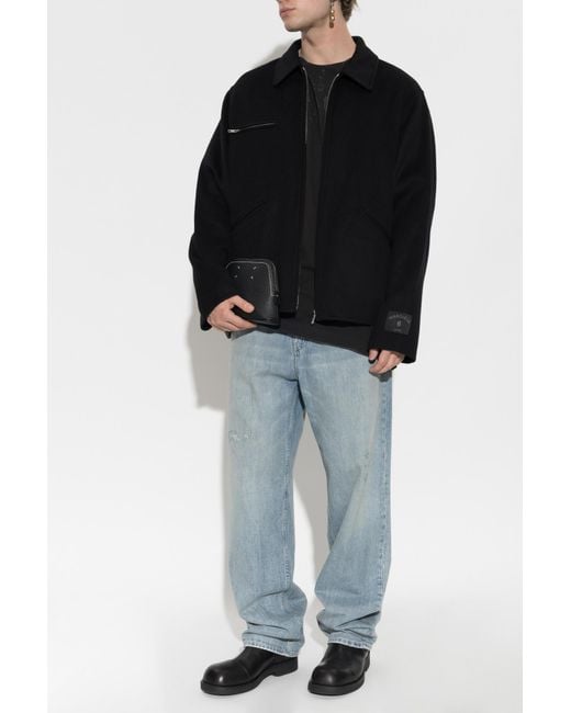Maison Margiela Black Printed T-Shirt for men