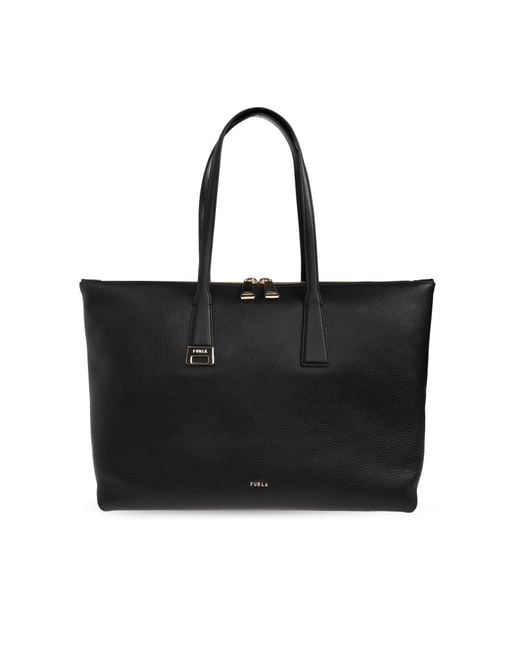 Furla Black 'Olivia Large' Shopper Bag