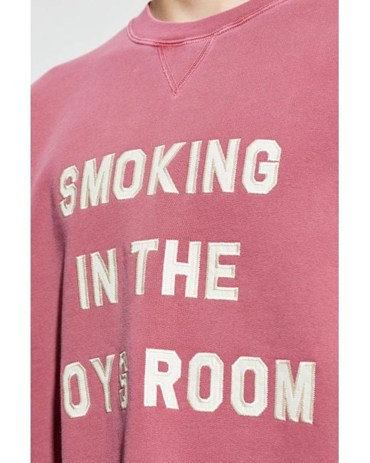 DSquared² Pink Sweatshirt With Patch for men