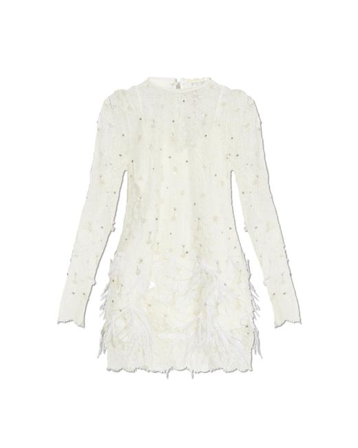 LoveShackFancy White 'Alouetta' Dress