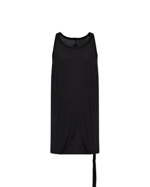 Rick Owens Black Sleeveless Top for men